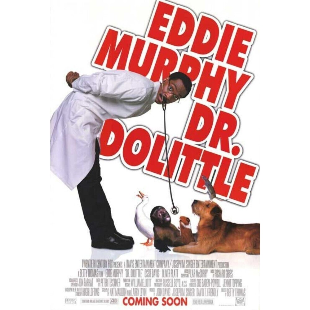 Dr. Dolittle (VHS, 1998) TESTED Tape And Generic Cover